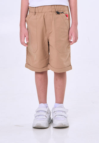 Mossimo Kids Oliver Khaki Stretch Twill 4 Pockets Shorts For Boys