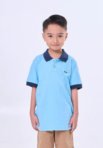 Mossimo Kids Raphael Blue Collar Polo Shirt