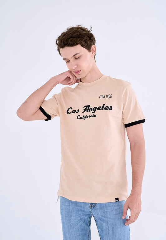 Mossimo Irving Wheat Premium Comfort Fit Tee
