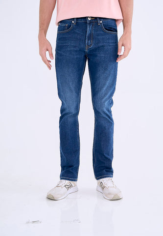 Mossimo Jeremiah Dark Blue Most Wanted Denim Basic Five Pocket Jeans