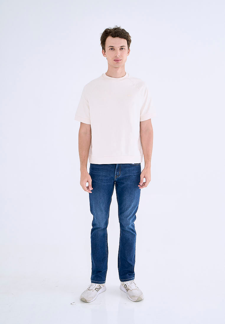 Mossimo Jude Beige Round Neck Raglan Shirt