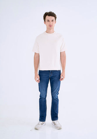 Mossimo Jude Beige Round Neck Raglan Shirt