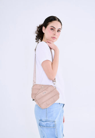 Mossimo Jennifer Beige Pouch with Wallet