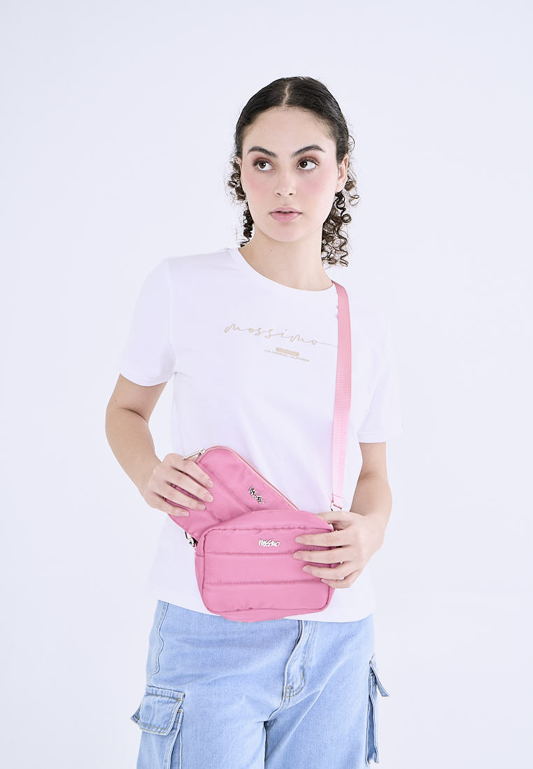 Mossimo Jennifer Pink Pouch with Wallet