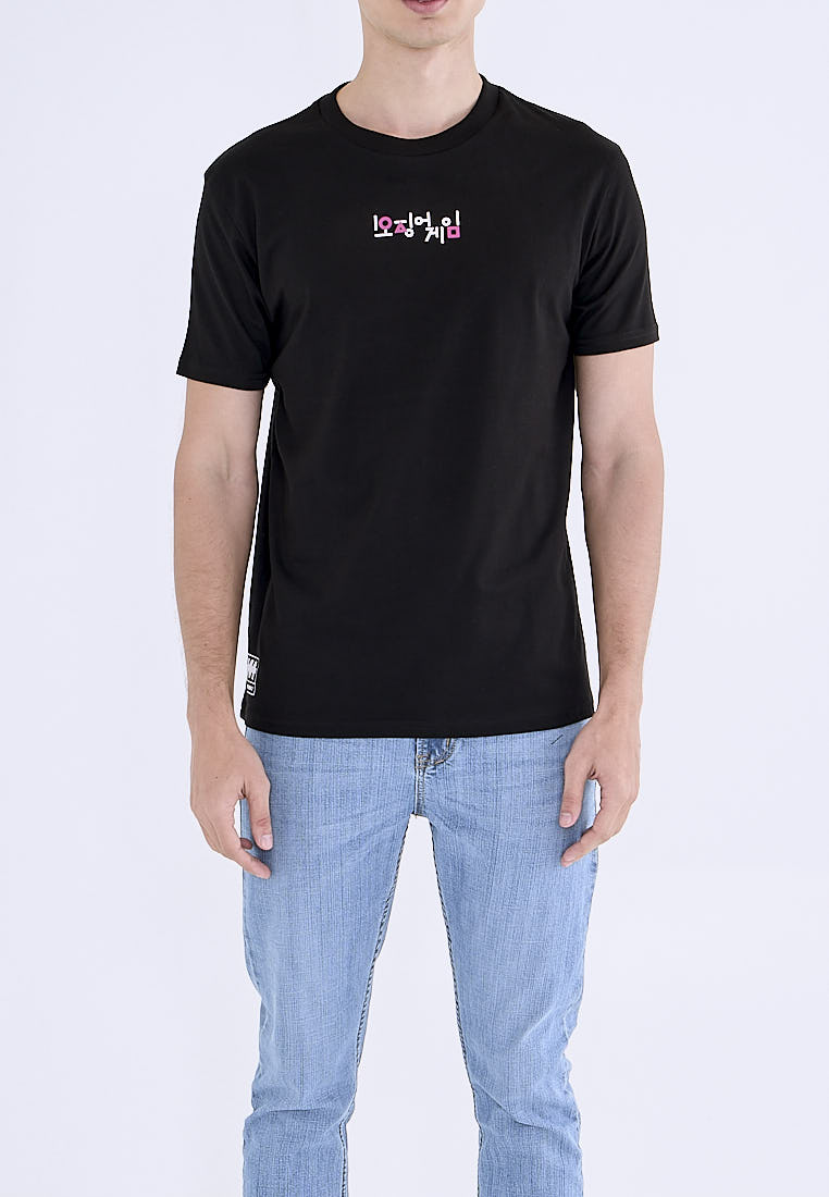 Mossimo Black Squid Game Back Print Unisex Tshirt