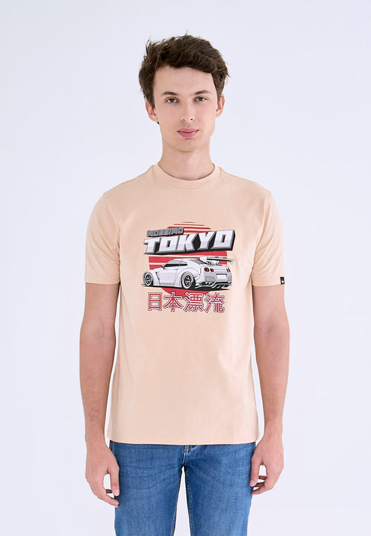 Mossimo Leon Wheat Premium Classic Fit Tee