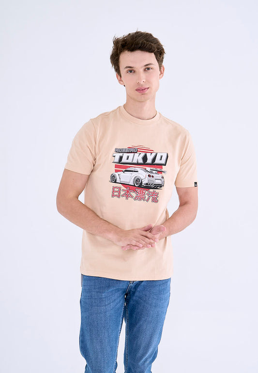 Mossimo Leon Wheat Premium Classic Fit Tee
