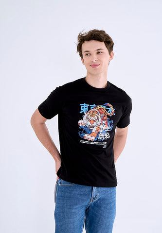 Mossimo Conrad Black Premium Urban Fit Tee