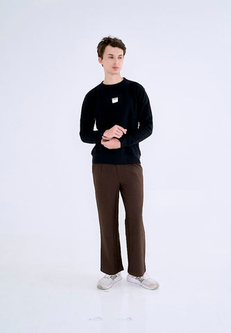Mossimo Zayn Dark Brown Slacks Straight Fit Pants