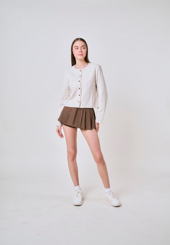 Mossimo Ashley Off White Tailored Knits Jacket