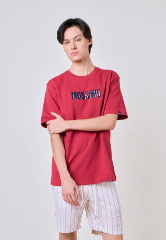 Mossimo Laken Red Comfort Fit Tee