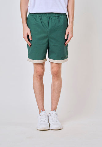 Mossimo Birch Dark Green Drapy Shorts w/ Combi Hem