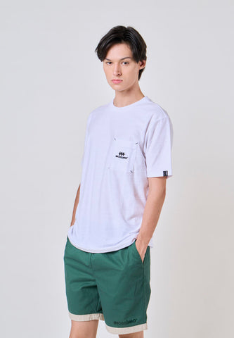 Mossimo Birch Dark Green Drapy Shorts w/ Combi Hem