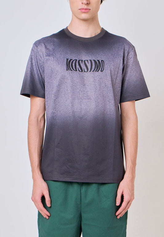 Mossimo Clark Dark Gray Round Neck Comfort Fit Tee