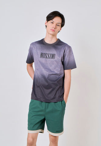 Mossimo Clark Dark Gray Round Neck Comfort Fit Tee