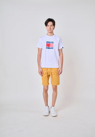 Mossimo Balthazar White Muscle Fit Tee