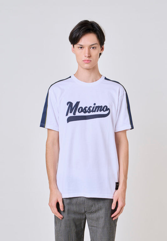 Mossimo Luke White Classic  Fit Tee