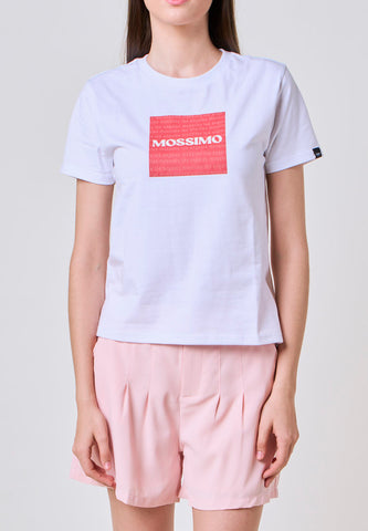 Mossimo Yasmin White Classic Fit Tee