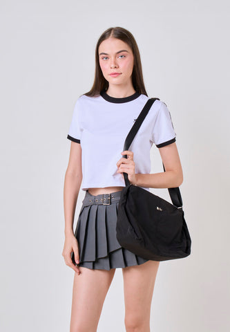 Mossimo Helena Black Shoulder Bag