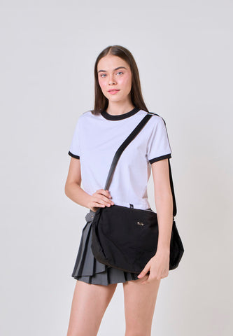 Mossimo Helena Black Shoulder Bag