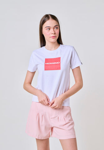 Mossimo Yasmin White Classic Fit Tee