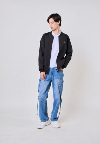 Mossimo Drake Black Comfort Bomber Jacket