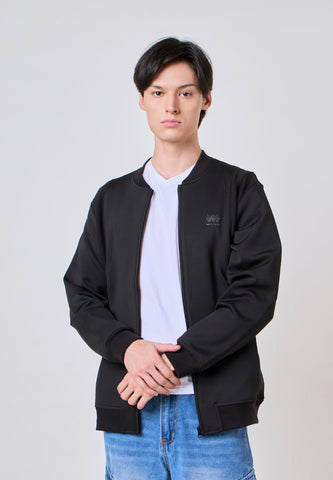 Mossimo Drake Black Comfort Bomber Jacket