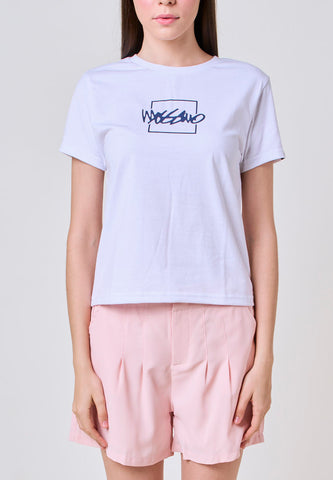 Mossimo Luna White Classic Fit Tee
