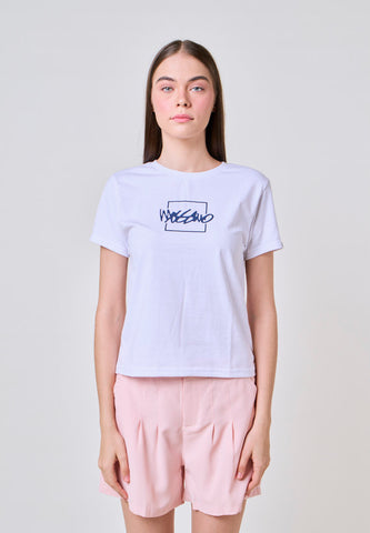 Mossimo Luna White Classic Fit Tee