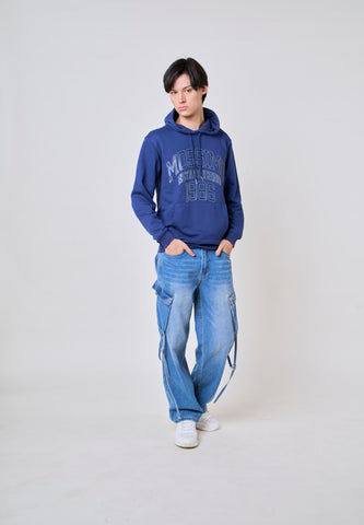 Mossimo Dwight Blue Comfort Hoodie