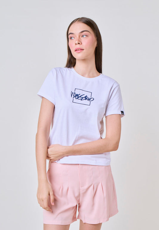 Mossimo Luna White Classic Fit Tee