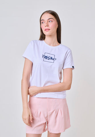 Mossimo Luna White Classic Fit Tee