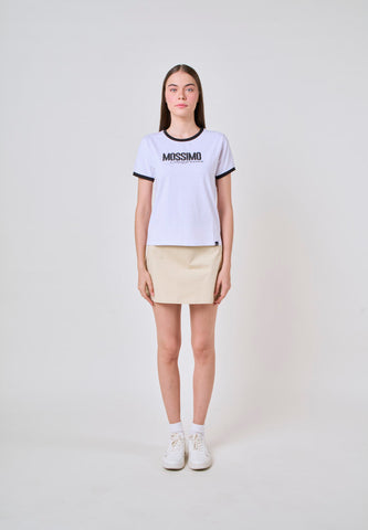 Mossimo Gigi White Classic Fit Tee