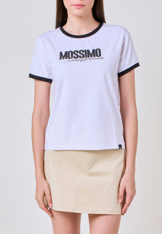 Mossimo Gigi White Classic Fit Tee