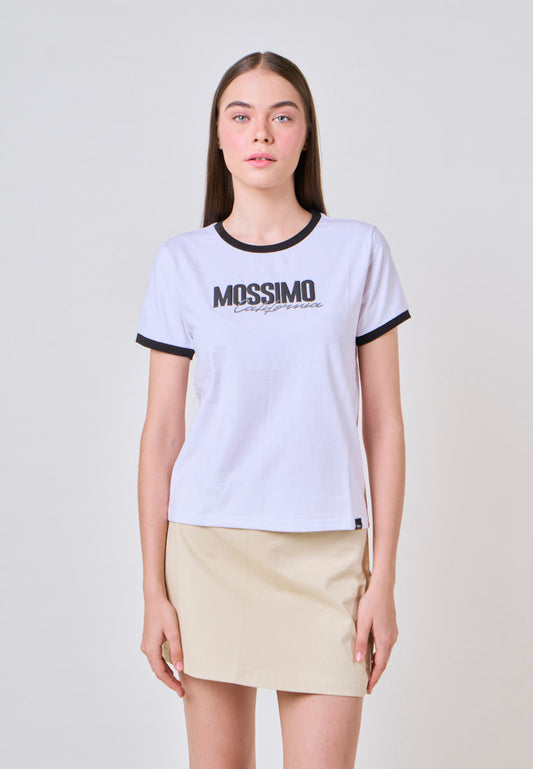 Mossimo Gigi White Classic Fit Tee
