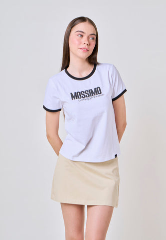 Mossimo Elisabetta White Classic Fit Tee