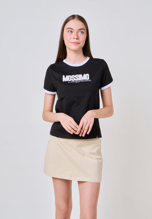 Mossimo Elisabetta Black Classic Fit Tee