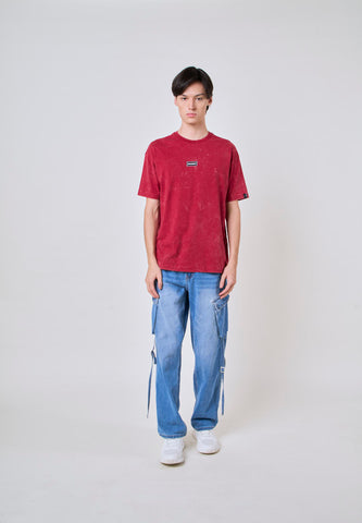 Mossimo Jason Red Urban Fit Tee