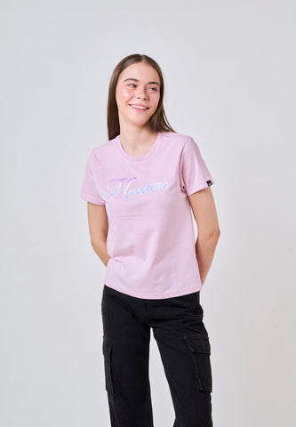 Mossimo Farrah Pink Classic Fit Tee