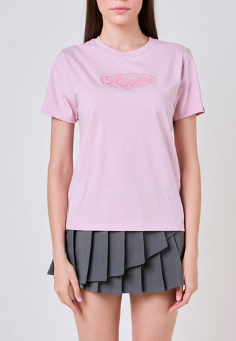 Mossimo Johanna Pink Classic Fit Tee