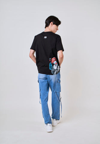 Mossimo One Piece Black Unisex Tshirt