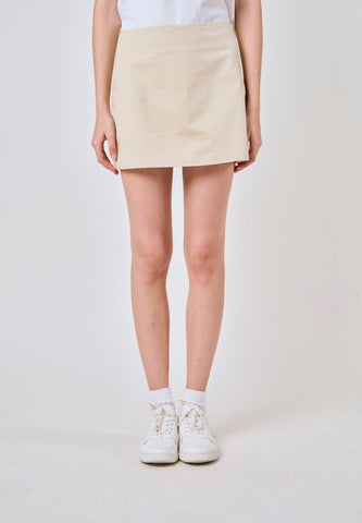Mossimo Ozzy Cream Mini Skirt