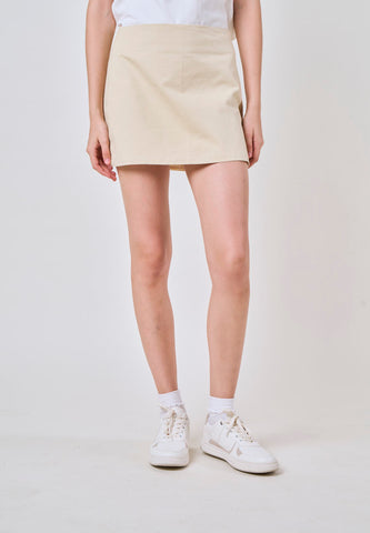 Mossimo Ozzy Cream Mini Skirt