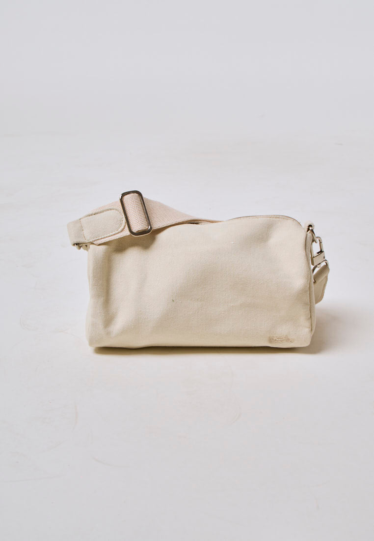 Mossimo Yuna Beige Canvas Sling Bag