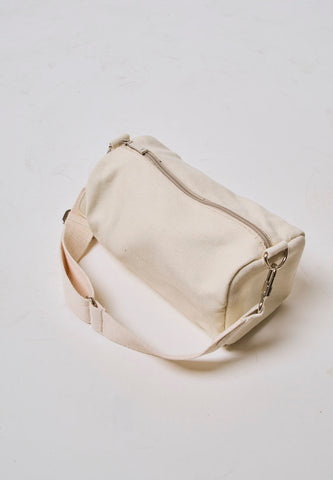 Mossimo Yuna Beige Canvas Sling Bag