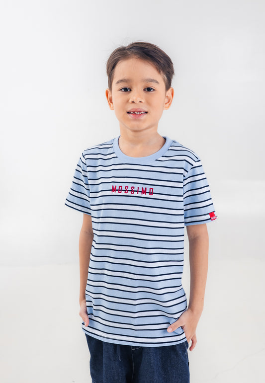 Mossimo Kids Boys Embroidered Stripes Basic Tshirt