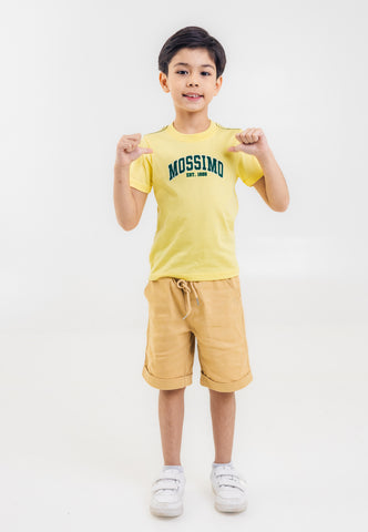 Mossimo Kids Boys' Butter Basic Logo Tshirt