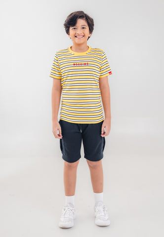 Mossimo Kids Boys Embroidered Stripes Basic Tshirt