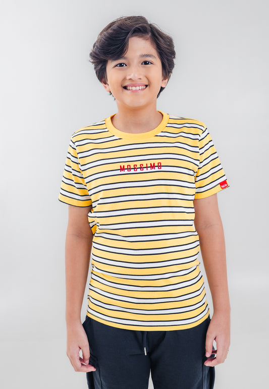 Mossimo Kids Boys Embroidered Stripes Basic Tshirt