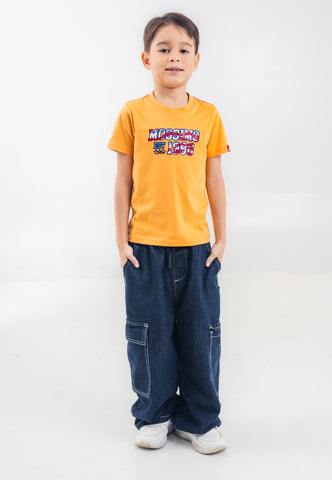 Mossimo Kids Boys' Yellow Graphic Logo Tshirt